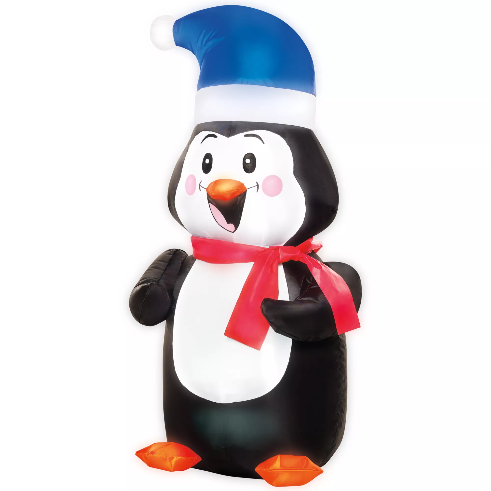 2 Ft Light-Up Penguin Mini Inflatable Decoration at Spirit Halloween