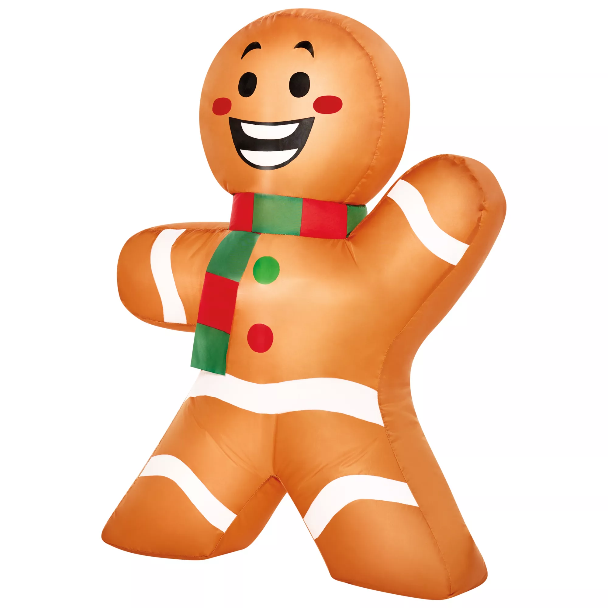 2 Ft Light-Up Gingerbread Man Mini Inflatable Decoration at Spirit Halloween