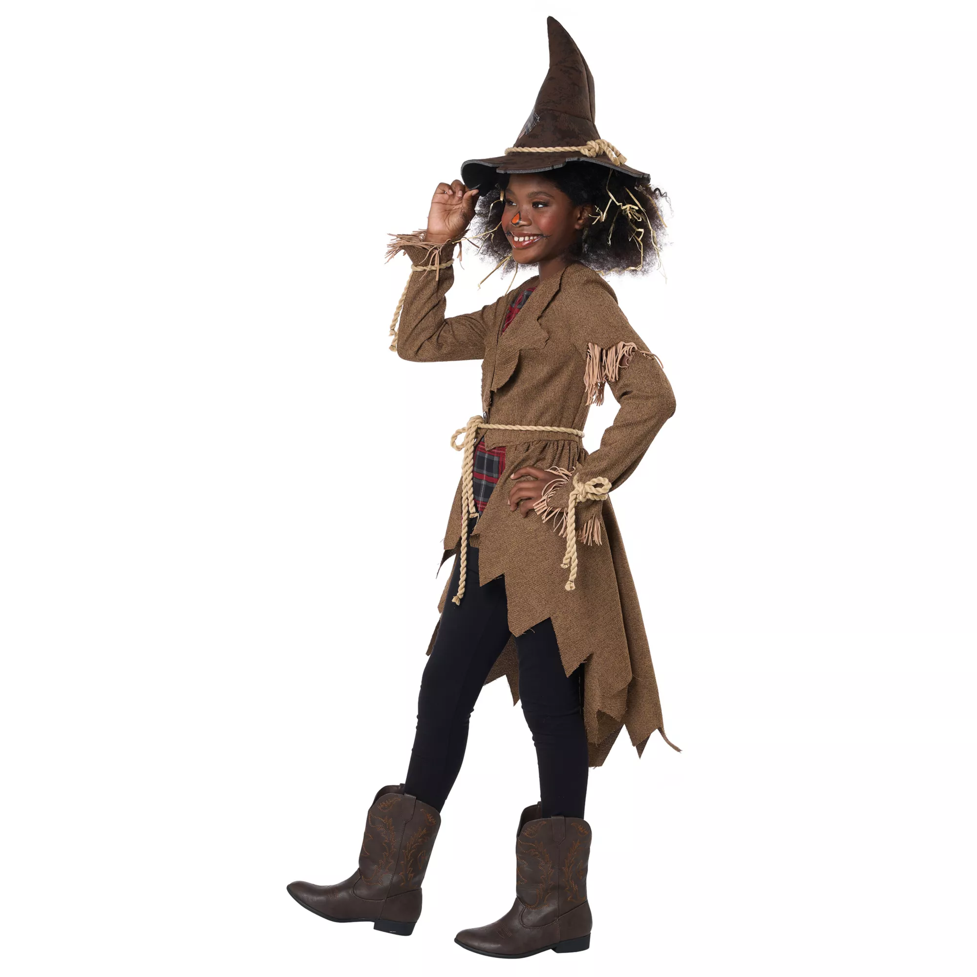 Kids Hay Girl Scarecrow Costume at Spirit Halloween