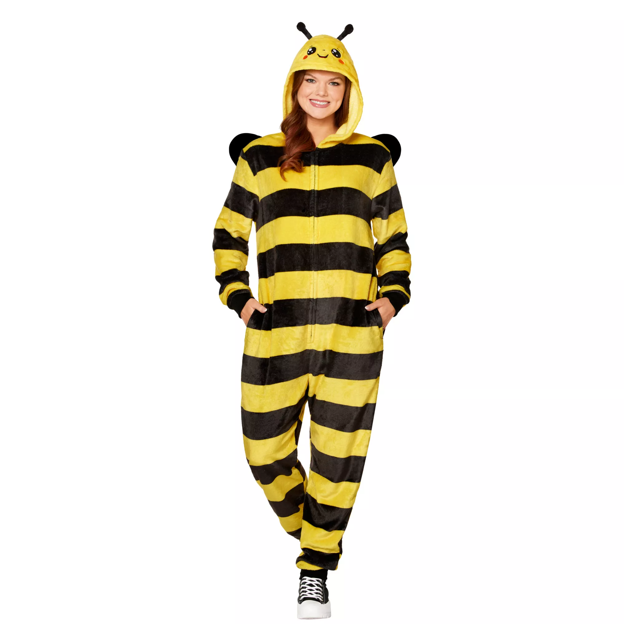 Adult Bee Jumpsuit Costume at Spirit Halloween