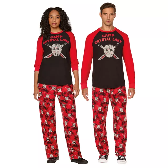 Jason Voorhees Camp Crystal Lake Pajama Set Friday the 13th