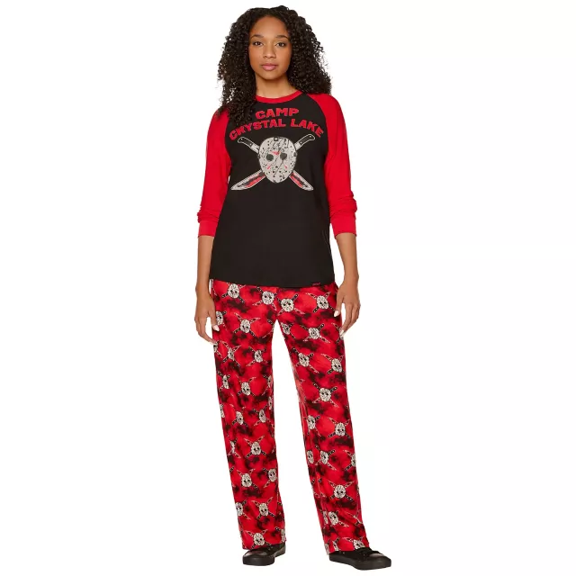Jason Voorhees Camp Crystal Lake Pajama Set Friday the 13th