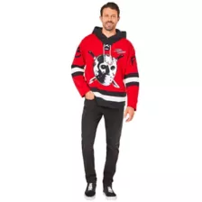 Jason Voorhees Hockey Jersey Hoodie - Friday the 13th at Spirit Halloween