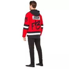 Jason Voorhees Hockey Jersey Hoodie - Friday the 13th at Spirit Halloween