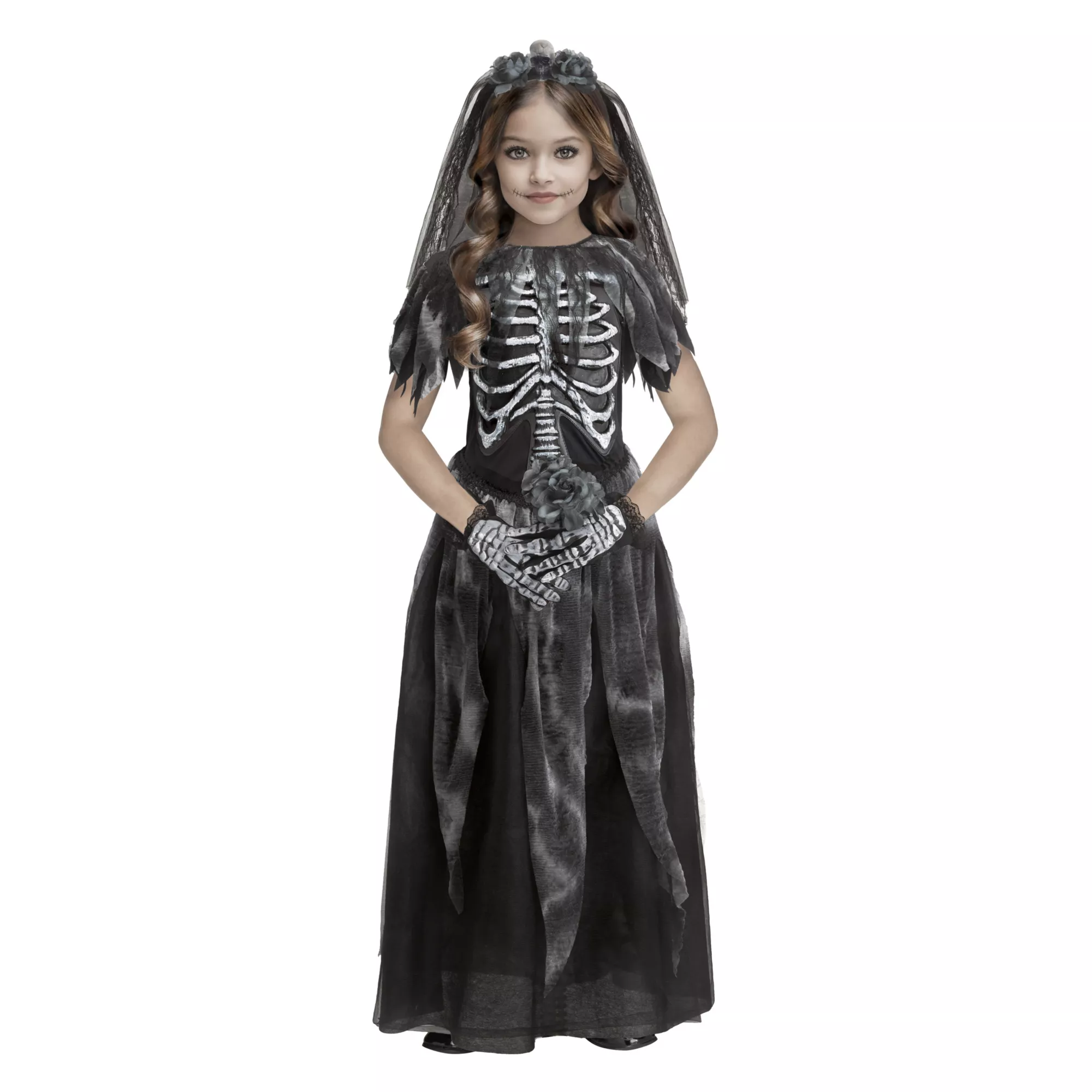 Kids Bone Bride Costume at Spirit Halloween