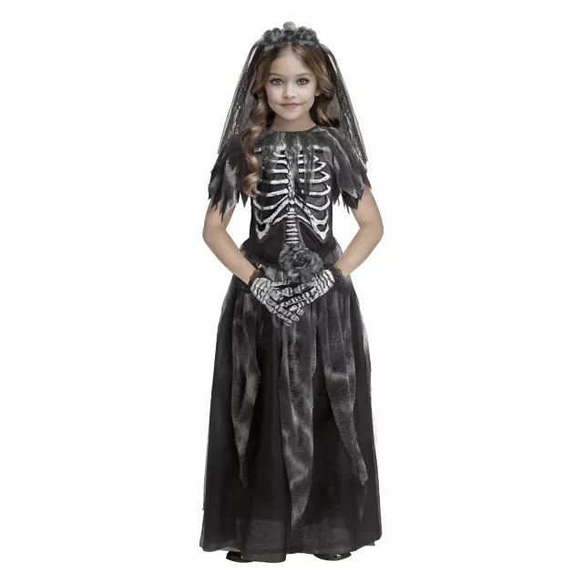 Skeleton Bride Childrens Costume Skeleton Bride Childrens Costume