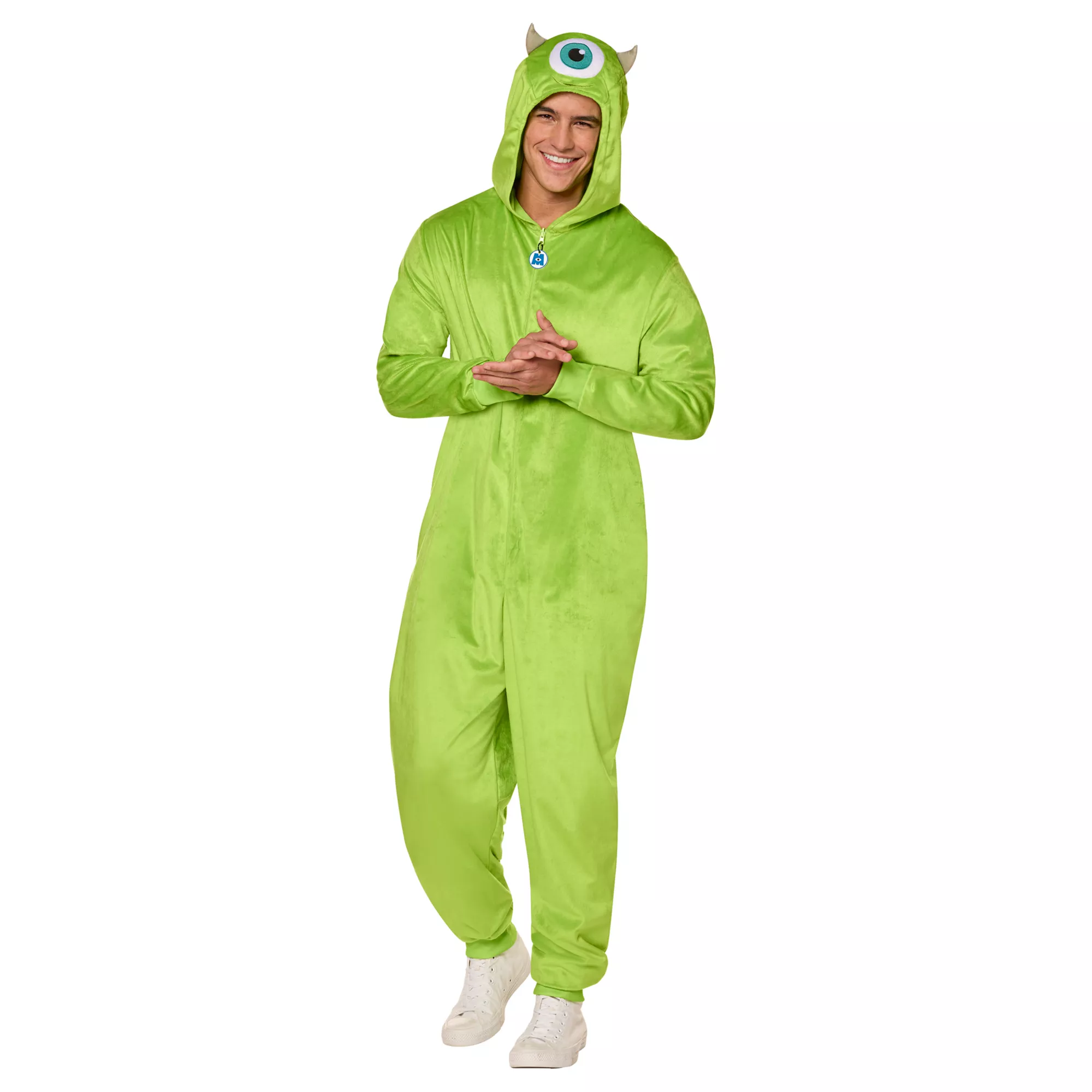 Adult Mike Wazowski Jumpsuit Costume - Monsters Inc. at Spirit Halloween