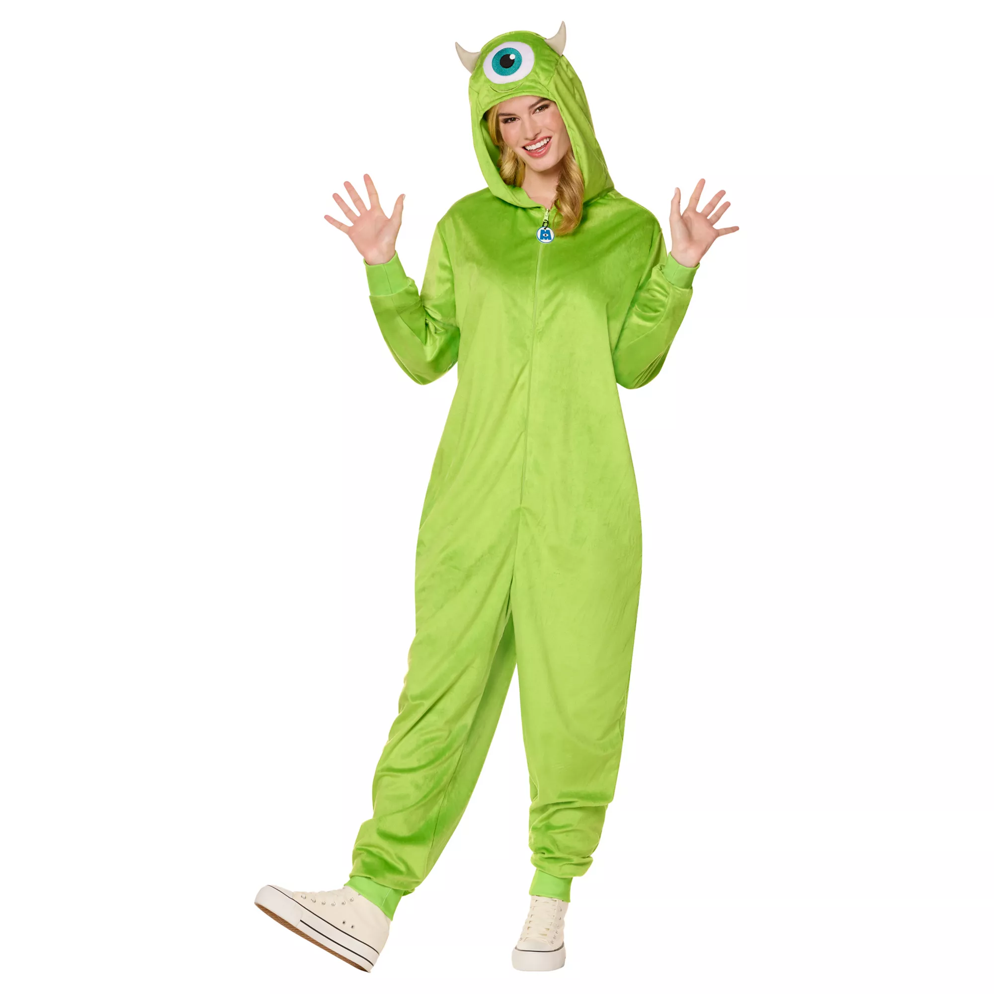 Adult Mike Wazowski Jumpsuit Costume - Monsters Inc. at Spirit Halloween