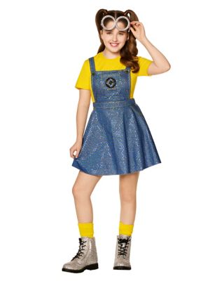 Kids Minion Bling Dress Costume