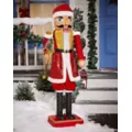 5 Ft 2 In Collapsible Animated Santa Claus Nutcracker at Spirit Halloween
