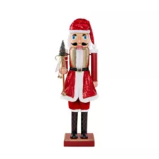 5 Ft 2 In Collapsible Animated Santa Claus Nutcracker at Spirit Halloween