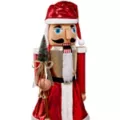5 Ft 2 In Collapsible Animated Santa Claus Nutcracker at Spirit Halloween