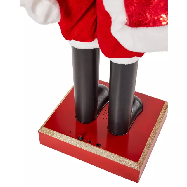 5 Ft 2 In Collapsible Animated Santa Claus Nutcracker at Spirit Halloween