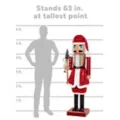 5 Ft 2 In Collapsible Animated Santa Claus Nutcracker at Spirit Halloween