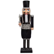 5 Ft 2 In Light-Up Collapsible Animated Black Soldier Nutcracker at Spirit Halloween