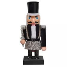 5 Ft 2 In Light-Up Collapsible Animated Black Soldier Nutcracker at Spirit Halloween