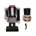 5 Ft 2 In Light-Up Collapsible Animated Black Soldier Nutcracker at Spirit Halloween