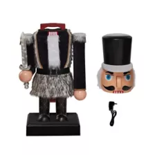 5 Ft 2 In Light-Up Collapsible Animated Black Soldier Nutcracker at Spirit Halloween