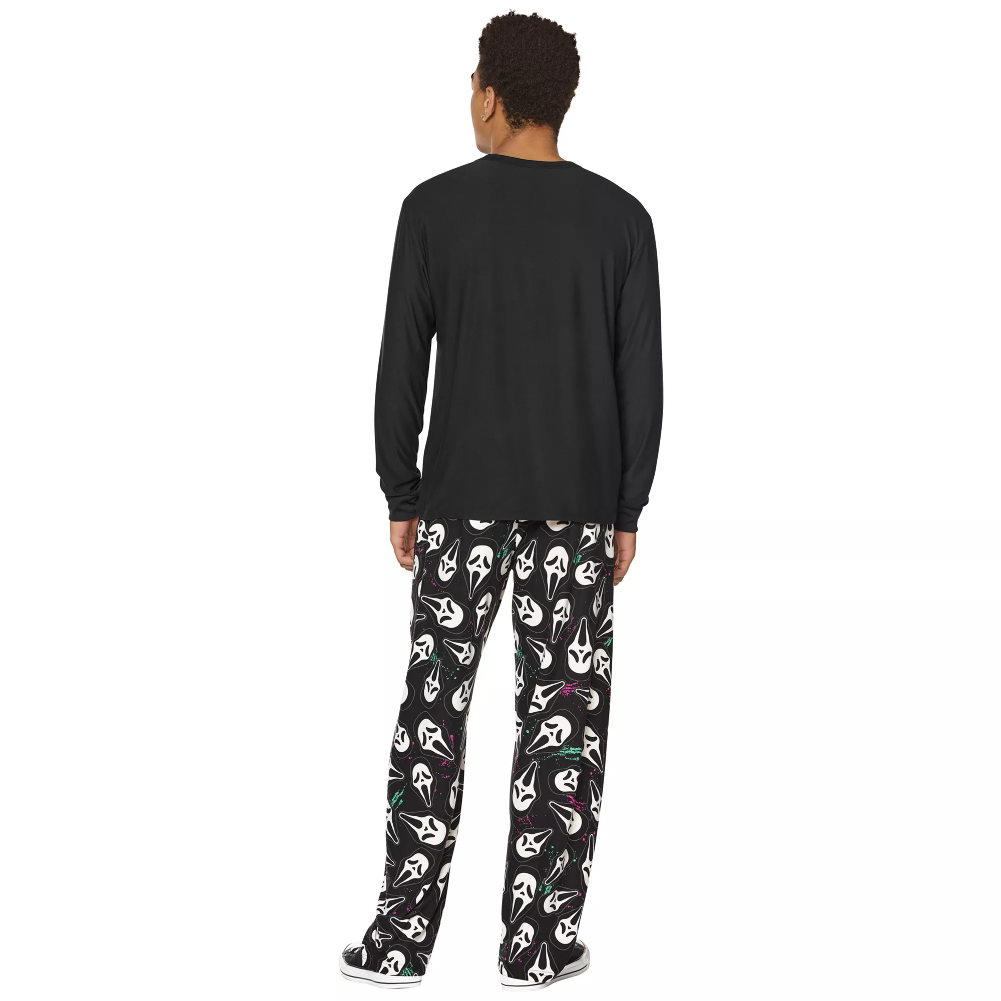 Adult Ghost Face Scary Movie Pajama Set at Spirit Halloween