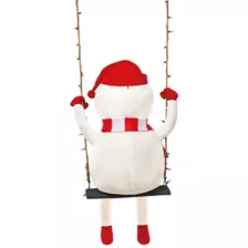 3 Ft 10 In Swinging Snowman Animatronic at Spirit Halloween