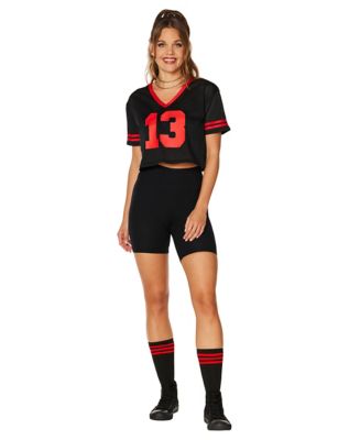 Cropped Black 13 Jersey - Spirithalloween.com