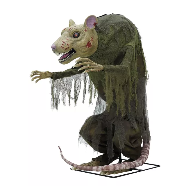 4 Ft 2 In Mutant Sewer Rat Animatronic