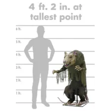 4 Ft 2 In Mutant Sewer Rat Animatronic at Spirit Halloween