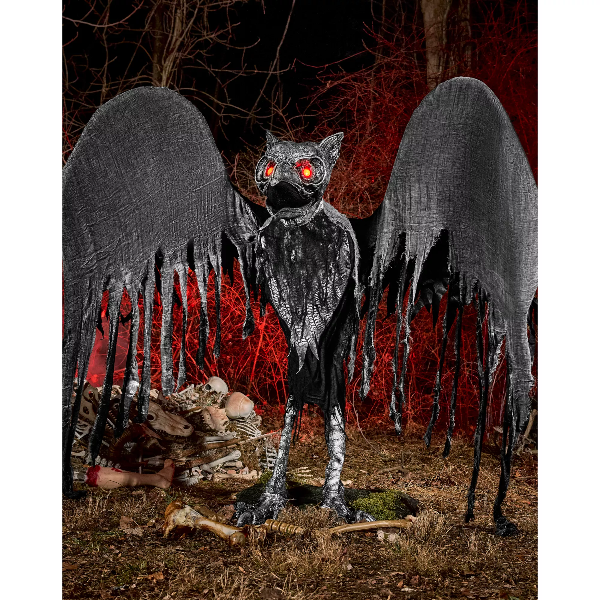 6 Ft Night Owl Animatronic at Spirit Halloween