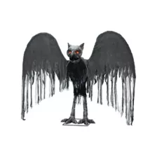 6 Ft Night Owl Animatronic at Spirit Halloween