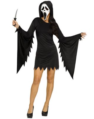 Adult Bling Ghost Face Dress Costume - Spirithalloween.com