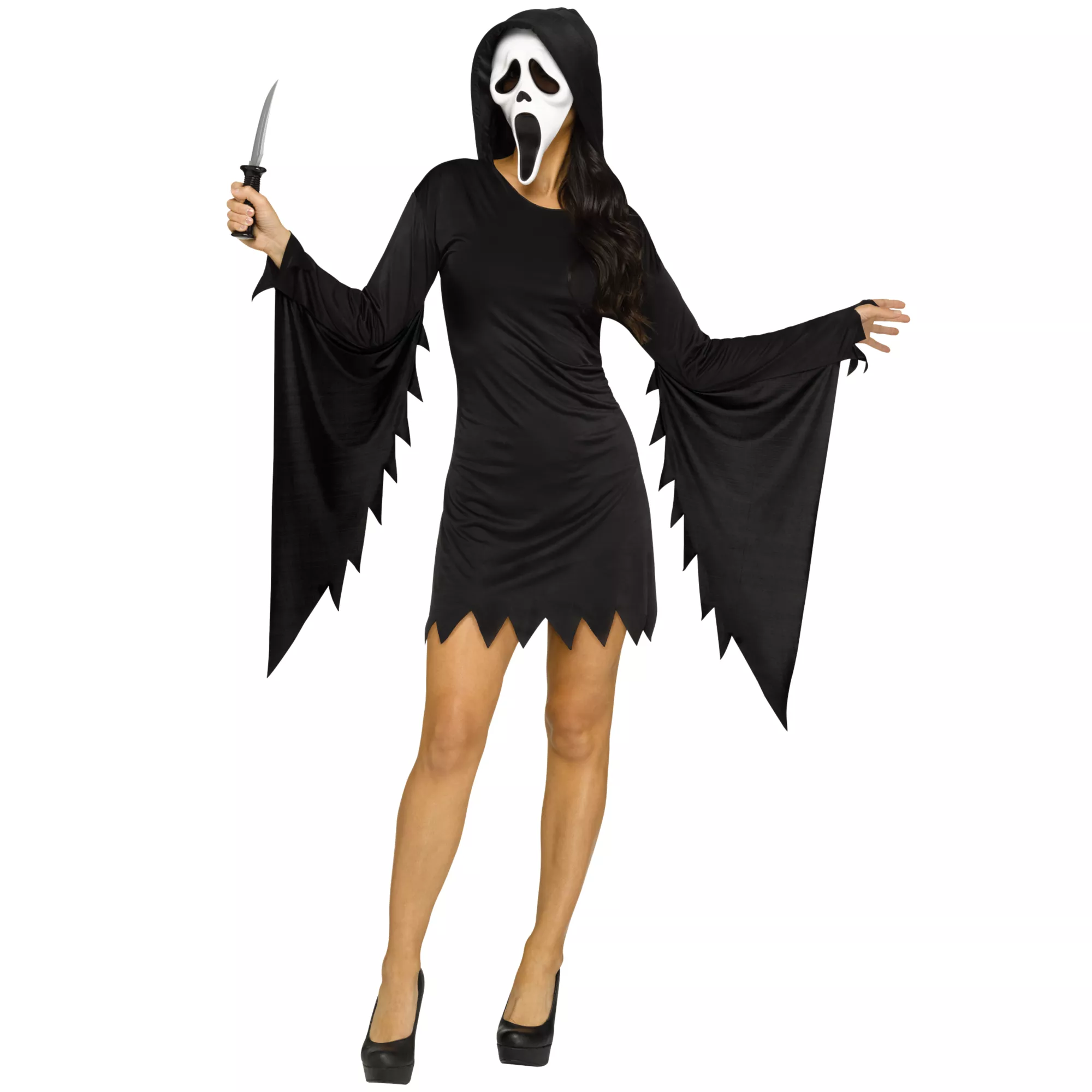 Adult Glamour Ghost Face Dress Costume at Spirit Halloween
