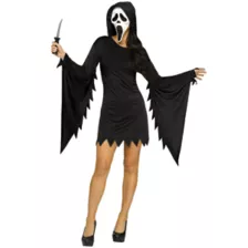 Adult Glamour Ghost Face Dress Costume at Spirit Halloween