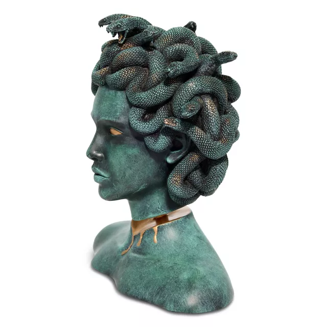 Medusa Bust Statue at Spirit Halloween