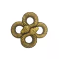 Medusa Curled Golden Snake Sign at Spirit Halloween