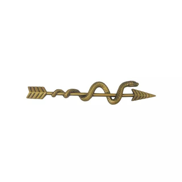 Medusa Golden Snake Arrow Sign at Spirit Halloween