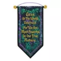 Medusa Gaze at the World Banner at Spirit Halloween