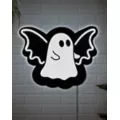 Ghost Bat Neon LED Light-Up Sign at Spirit Halloween