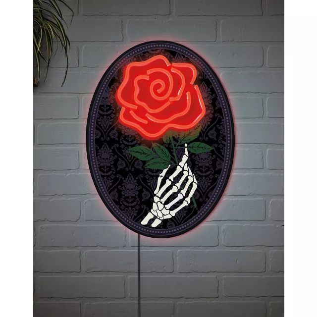 Undying Love Rose Neon LED Light-Up Sign at Spirit Halloween