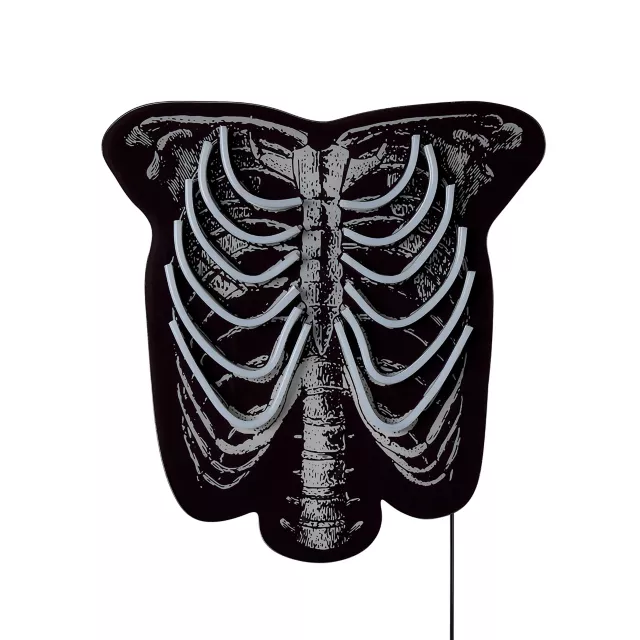 Skeleton Torso Neon LED Light-Up Sign at Spirit Halloween