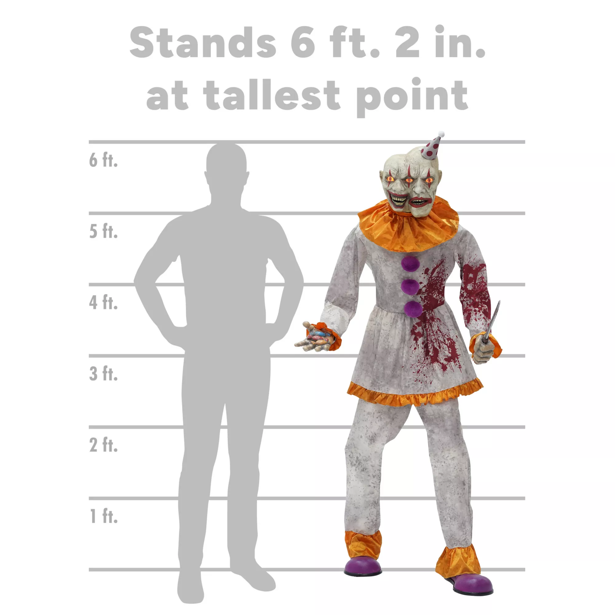 6 Ft 2 In Head Case Harry Animatronic at Spirit Halloween