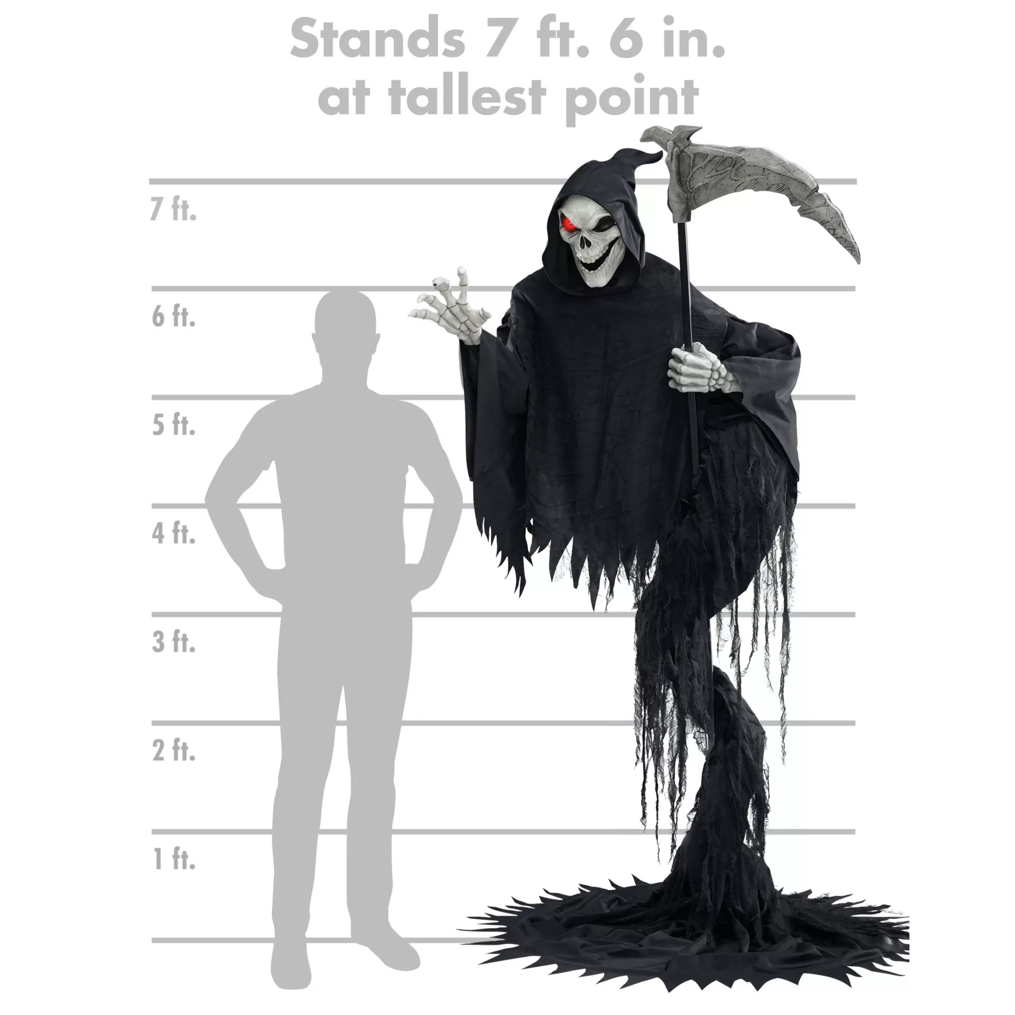 7 Ft 6 In Jack the Reaper Animatronic at Spirit Halloween