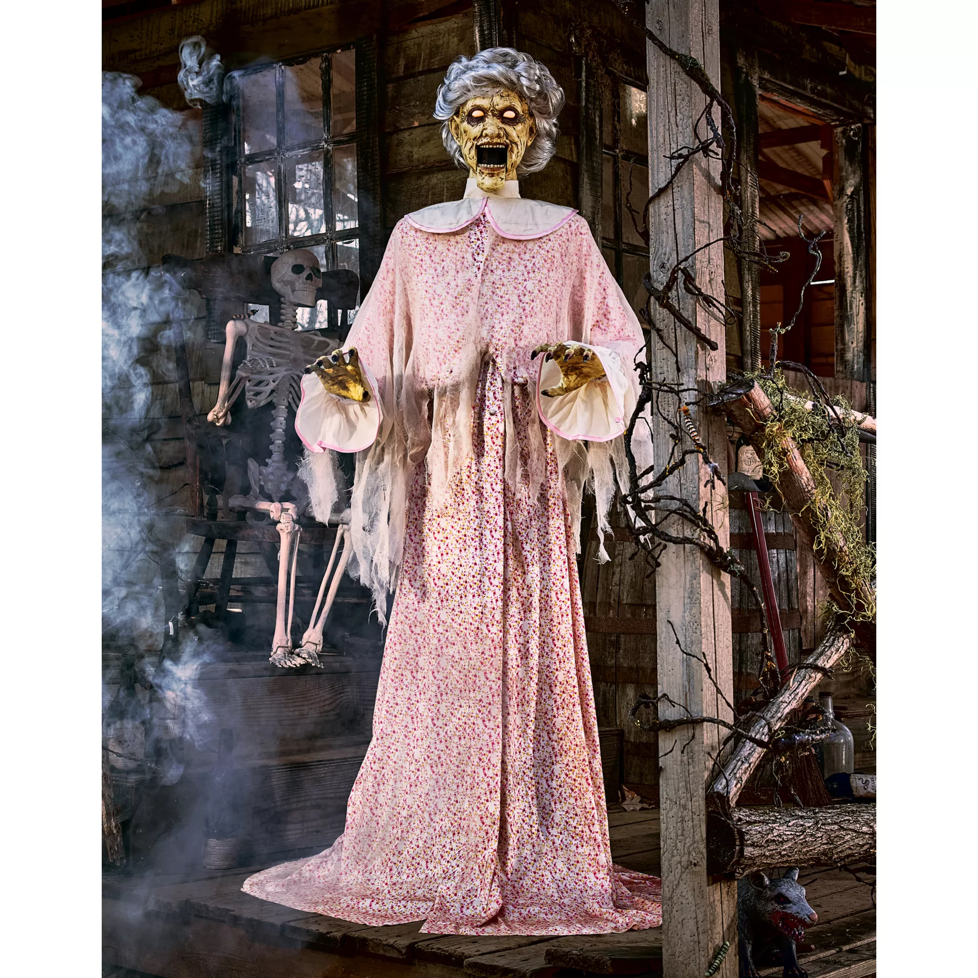 5 Ft 8 In Twisted Grandma Animatronic at Spirit Halloween