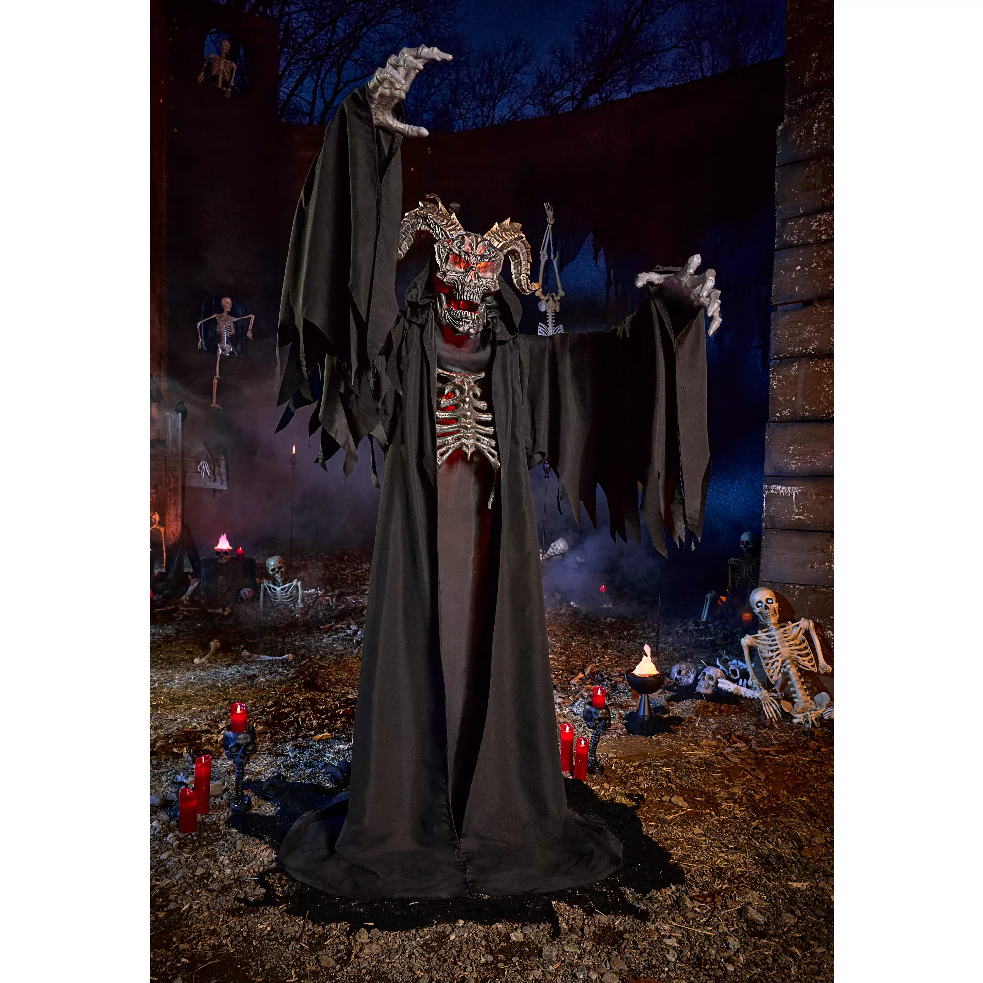 6 Ft 10 In Fire Demon Animatronic at Spirit Halloween