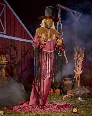 9 Ft 5 In Sinister Straw Man Animatronic