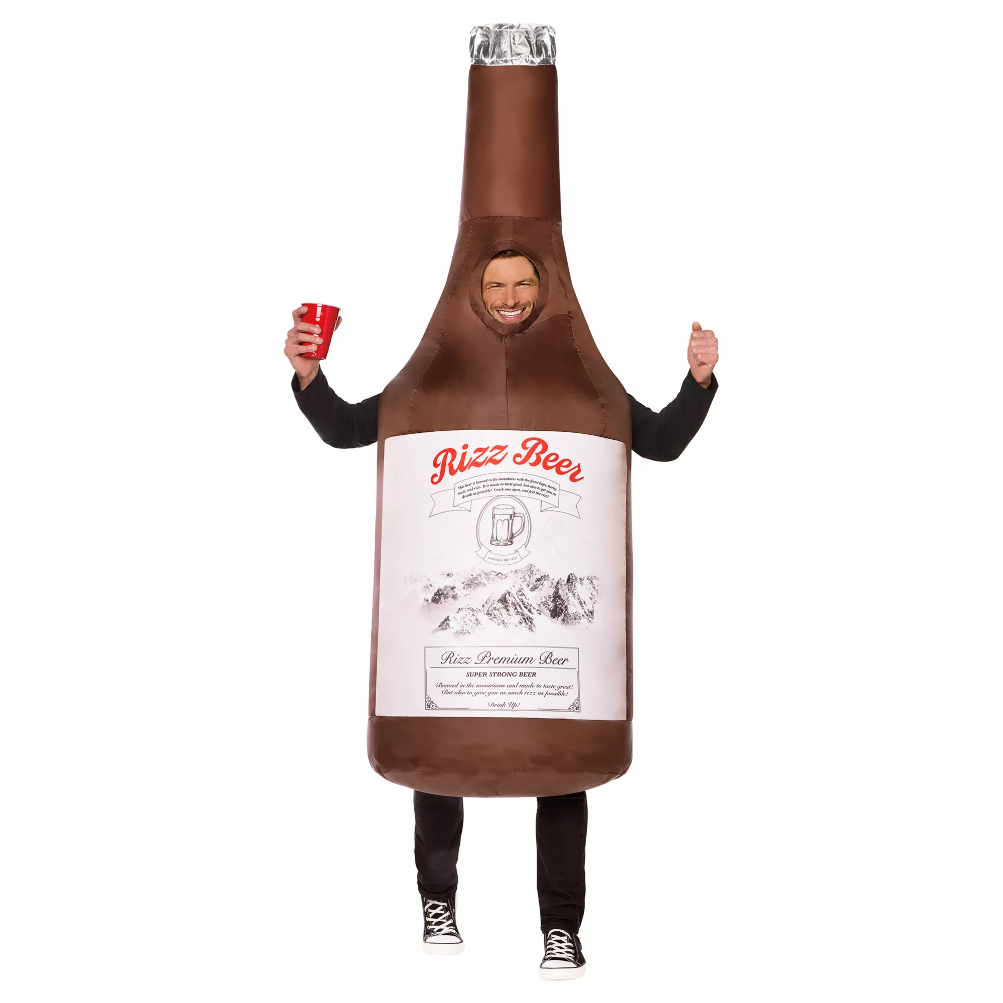 Adult Beer Bottle Inflatable Costume at Spencer's