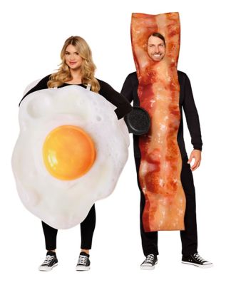 Adult Bacon and Eggs Couples Costume