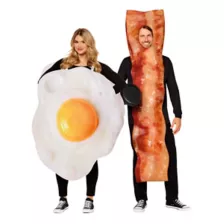 Adult Bacon and Eggs Couples Costume at Spirit Halloween