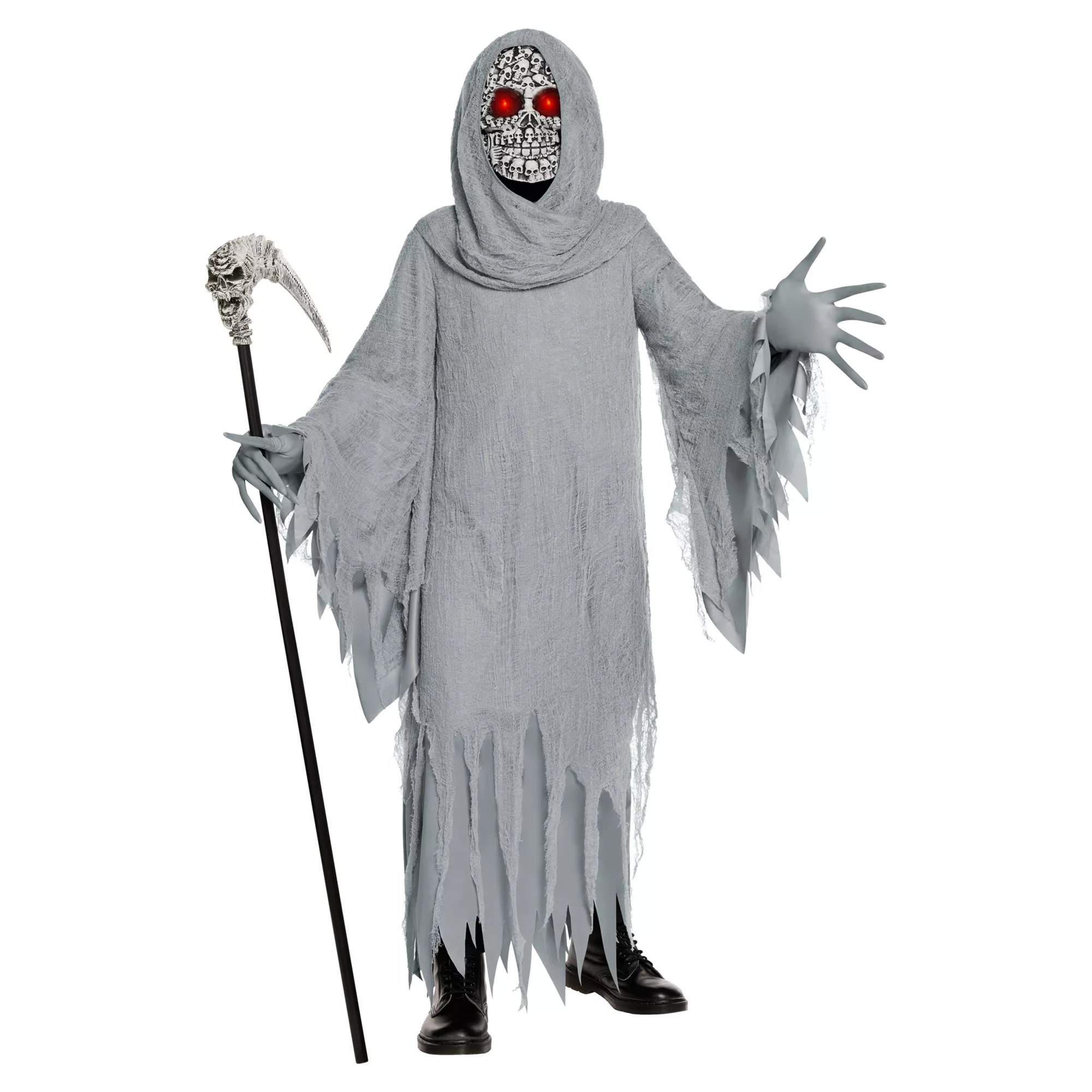 Kids Light-Up Skull Reaper Costume at Spencer's