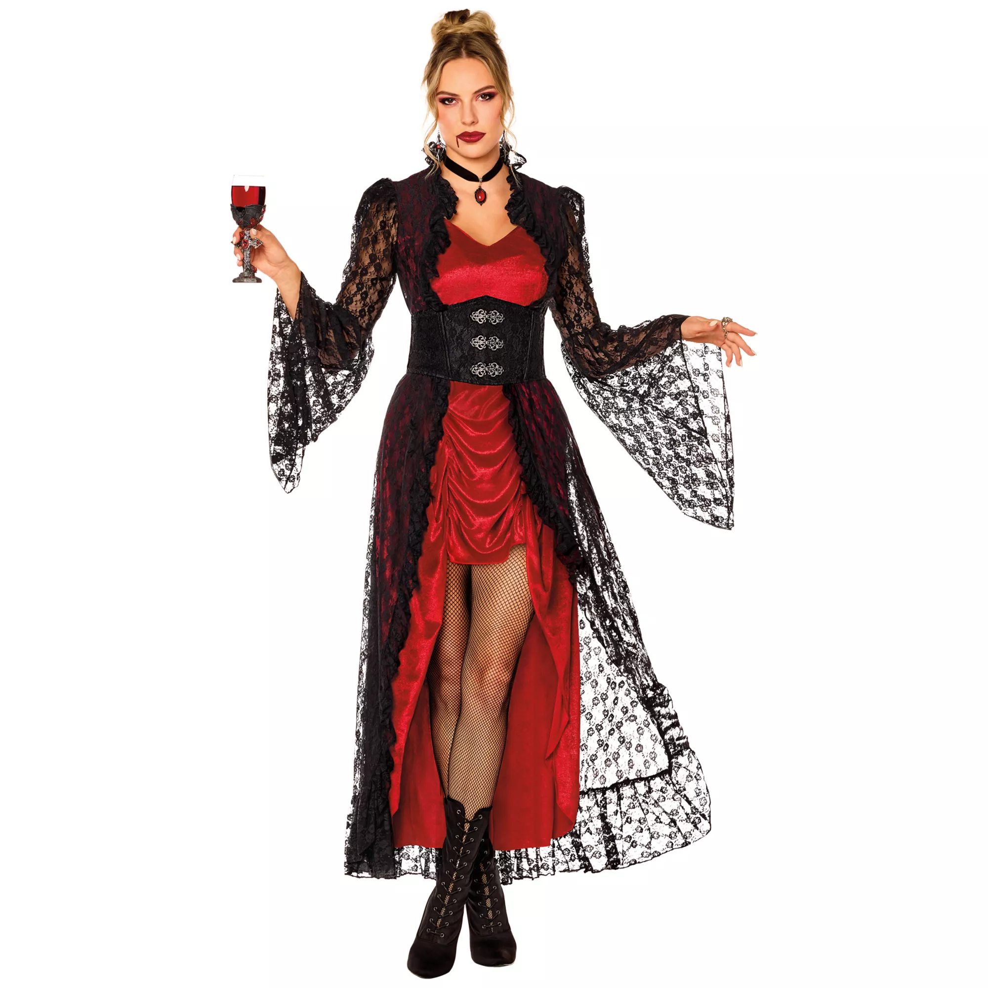 Adult Vampire Lace Dress Costume at Spirit Halloween