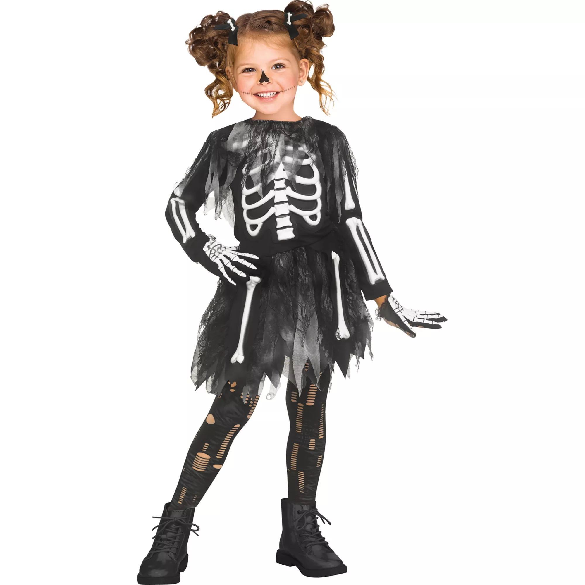 Toddler Skeleton Dress Costume at Spirit Halloween